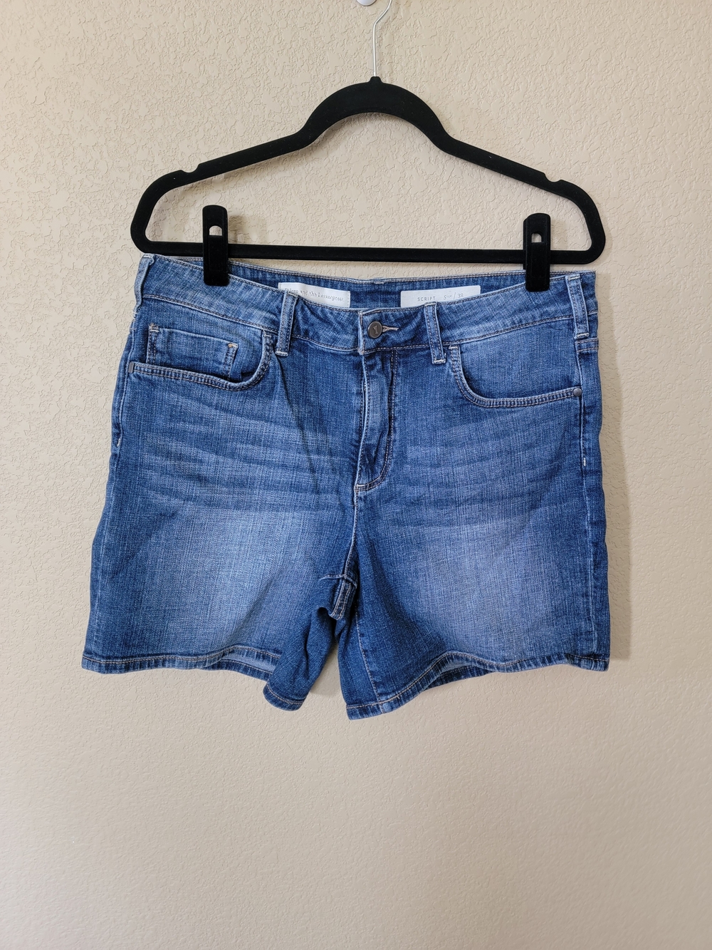 Anthro Pilcro and the Letterpress Women's Medium Blue Denim Shorts,  Size 32